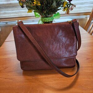 Fossil earth brown crossbody bag
